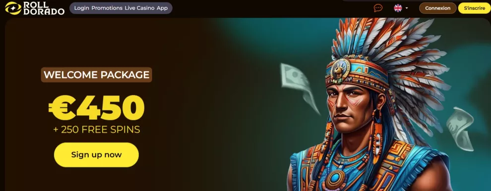 Rolldorado Casino Willkommensbonus 1.500 Euro und 250 Freispiele